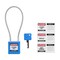 Brady Velocity 8in Compact Cable Lockout Padlocks Nylon 4in Shackle Clearance KD BL CPPL-BLU-200CB-KD - alternate 2