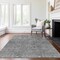 Homeroots 3' X 5' Gray And Charcoal Southwestern Washable Indoor Outdoor Area Rug 587062 - alternate 2