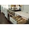Rev-A-Shelf Drawer Insert, Maple Wood, Natural Maple, 22 in W, 1.55 in H, 19.75 in D 4SDI-24 - alternate 3