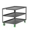 Valley Craft Utility Cart, Steel, 2000 lb Load Capacity, 53 in L, 30 in W F89176GYPY - alternate 4