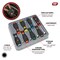Performance Tool 8 pc. Nut Driver Set, SAE, Chrome Vanadium, Ergonomic Grips W30900 - alternate 2
