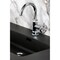 Kingston Brass One-Handle Single-Hole Bathroom Faucet with Deck Plate and Push Pop-Up Drain, Polished Chrome KSD2211RX - alternate 3