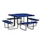 Leisure Craft Square Picnic Table, Navy, Surface Mount, 46 in T46SQSM-NAVY - alternate 1