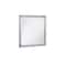 Homeroots 42" White Wood Square Lighted Dresser Mount Framed Mirror 564645 - alternate 3