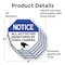 Signmission Notice All Activities Monitored by, 4 inch X 4 inch, Vinyl Decal, 5PK OC-D-5PACK-4-326 - alternate 2