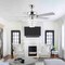 Jonathan Y Mindy 52" 3-Light Glam Modern Crystal Shade LED Ceiling Fan With Remote, Chrome JYL9616A - alternate 7