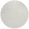 Homeroots 8' Ivory And Beige Round Geometric Washable Indoor Outdoor Area Rug 596197 - alternate 3