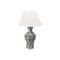 Monarch Specialties Lighting, 28"h, Table Lamp, Grey Resin, Ivory / Cream Shade, Contemporary, Modern I 9936 - alternate 1