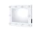 Homeroots 26" White Metal Framed Mounted Accent Mirror 485930 - alternate 3