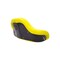 Uni Pro John Deere 2020 2-Piece Seat Cushion Kit, Economy, TY9379, Yellow Vinyl 8101 - alternate 3