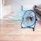 Vie Air 14 Inch Twin Pack Industrial High Velocity Heavy Duty Metal Floor Fan with 3 Speed Settings VA-14-TWIN - alternate 3