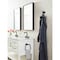 Amerock St. Vincent Matte Black Contemporary 5-9/16 in 141 mm Length Towel Ring BH36042MB - alternate 3