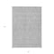 Homeroots 3' X 5' Silver Gray And Ivory Floral Washable Indoor Outdoor Area Rug 582374 - alternate 3