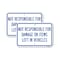 Signmission Not Responsible for Damage or Items Left in Vehicles, 18'' X 24'' 2 Signs, Heavy Gauge Aluminum, 2PK A-1824-2PACK-23545 - alternate 1