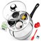 Nutrichef Egg Poacher Pan Set, Silver NCEGG4KT - alternate 1