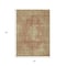 Homeroots 3' X 5' Rust And Beige Medallion Washable Indoor Outdoor Area Rug 616472 - alternate 3