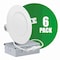 Qplus 4-Inch Slim-Panel Recessed Light White, 4000K Warm White, 6PK 21104604-06 - alternate 1