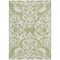 Homeroots 9' X 12' Sage And Ivory Damask Washable Indoor Outdoor Area Rug 614399 - alternate 4