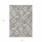 Homeroots 3' X 5' Gray And Brown Geometric Washable Indoor Outdoor Area Rug 609142 - alternate 3