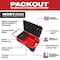 Milwaukee Tool PACKOUT Rolling Tool Chest, Black/Red, Plastic, 38 in W x 12 in D x 16 in H 48-22-8428 - alternate 7