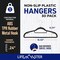 Lifemaster Dry Wet Clothes Hangers, Heavy Duty, Non-Slip, 360 Deg Swivel Hook, Black, 30PK LMNOBK30 - alternate 2