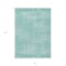 Homeroots 3' X 5' Turquoise And Teal Blue Abstract Washable Indoor Outdoor Area Rug 588798 - alternate 4