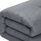 Homeroots Denim Blue Queen 100% Cotton 140 Thread Count Washable Down Comforter Set 528869 - alternate 4