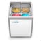 Koolmore 26 in. 4 Tub Ice Cream Dipping Cabinet Display Freezer with Sliding Glass Door, 6 cu. ft KM-ICD-26SD - alternate 4
