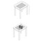 Alaterre Furniture Okemo Outdoor Small Side Patio Table Slatted Tabletop Weather-Resistant Outdoor Furniture ANOK014ANO - alternate 4