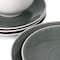 Gibson Elite Serenity Crackle Glazed 16 Piece Stoneware Dinnerware Set in Grey and White 114326.16RM - alternate 3