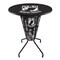 Holland Bar Stool Co Lighted 42" Black POW/MIA Pub Table L218B42POWMIA36RPOWMIA - alternate 1