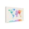 Trademark Fine Art Outdoor Canvas Art - Michael Tompsett 'Watercolor Political World Map' Wall Art for Patios, Gardens MT0880-OC3047WR - alternate 1