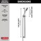 Newport Brass 3/4" Round Thermostatic Trim Plate With Handle in Satin Brass (Pvd) 3-2414TR-04 - alternate 3