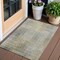 Homeroots 3' X 5' Taupe Beige And Brown Abstract Washable Indoor Outdoor Area Rug 588438 - alternate 1