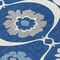 Homeroots 3' X 5' Navy Blue And Ivory Medallion Washable Indoor Outdoor Area Rug 589626 - alternate 3