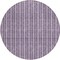 Homeroots 8' Purple And Ivory Round Striped Washable Indoor Outdoor Area Rug 595891 - alternate 3