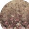 Homeroots 8' Taupe Brown And Pink Round Floral Washable Indoor Outdoor Area Rug 597065 - alternate 4