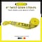 Tie 4 Safe 4'' x 60' Winch Straps w/ Loop End WLL: 5,400 lbs. Yellow. TWS44-60-Y-C-1 - alternate 2