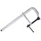 Wrightmaster Heavy-Duty F-Clamp with Swivel Pad, 5-1/2in Deep Throat, 16in Bar for Welding, Quick Twist Pads ZR-P190094 - alternate 2