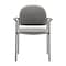 Flash Furniture Tiffany Comfort Gray Vinyl Stackable Steel Side Reception Chair with Arms BT-516-1-GRY-VINYL-GG - alternate 4