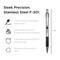 Zebra Pen F-301 Retractable Ballpoint 0.7mm Black 4pk 27114 - alternate 3