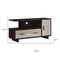 Homeroots 47in Wood Brown Cabinet Enclosed Storage TV Stand 355707 - alternate 2