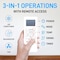 Lifemaster 12,000 BTU 3-in-1 Portable AC, 500 Sq.Ft, Digital Remote, Installation Kit, White LMPAC12 - alternate 4