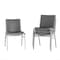 Flash Furniture HERCULES Heavy Duty Gray Vinyl Stack Chairs, 4PK 4-XU-60153-GRY-VYL-GG - alternate 1