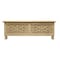 Homeroots 46in Antique White Solid Carved Wood Scroll Bench with Flip Top 489210 - alternate 4