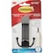 Command Large Double Bath Hook Matte Black 1 Hook 2 Strips BATH36-MB-ESF - alternate 1