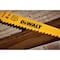 Dewalt 6" 6 TPI Taper Back Bi-Metal Reciprocating Blade for General Purpose Wood Cutting, 5PK DW4802 - alternate 3