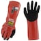 Mechanix Wear S2EP02 Chemical Resistant Gloves, HPPE, 15 in L, 1 in, Red, 10, 1 PR S2EP-02-010 - alternate 1