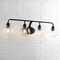 Jonathan Y Sandrine 36" 4-Light Iron/Seeded Glass Cottage Rustic LED Vanity Light, Oil Rubbed Bronze JYL7529A - alternate 4