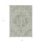 Homeroots 5' X 8' Olive Green Floral Medallion Washable Indoor Outdoor Area Rug 607909 - alternate 3